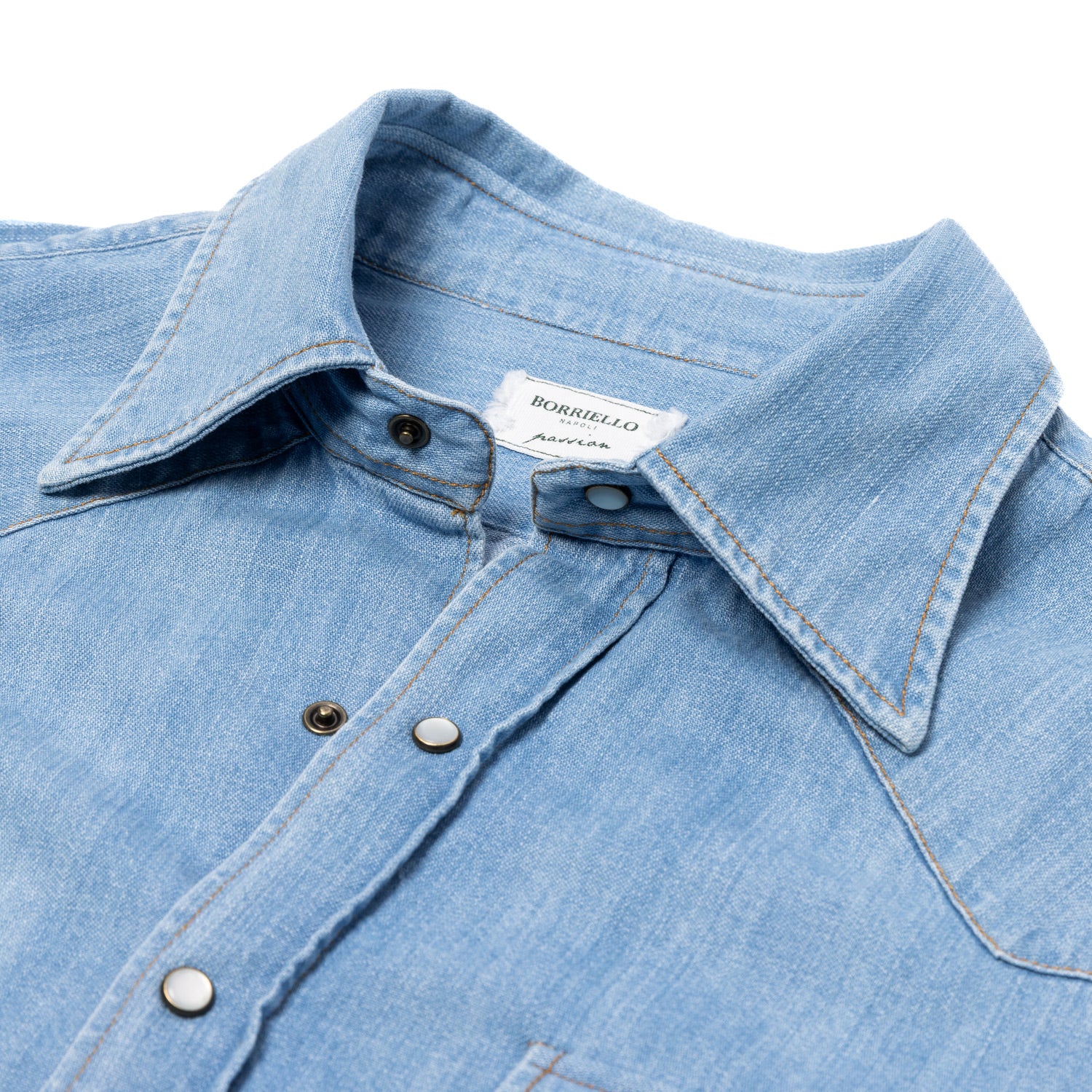 Exkusiv für Michael Jondral: Hemd "Italian Western" aus japanischem Baumwoll-Denim - Linea Passion